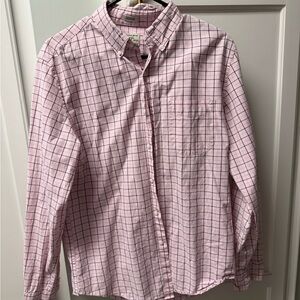 J. Crew Pink Casual Button Down Shirt